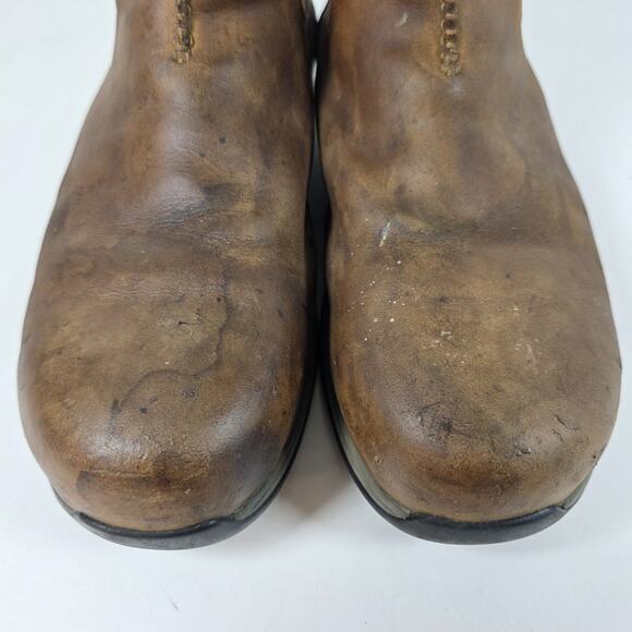 Red Wing Men's 10.5 D Brown Leather Boots 6711 Steel Toe Work Safety slip on - Picture 3 of 12